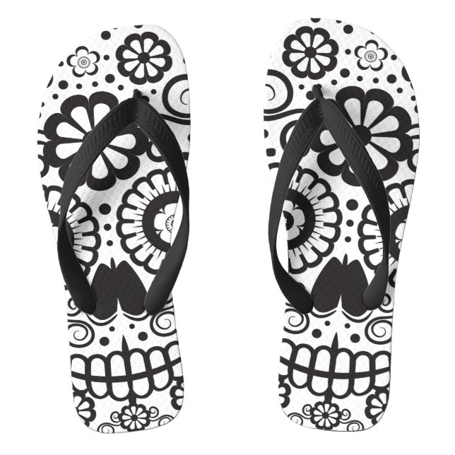 Chanclas Sonriente Sugar Skull (Plantilla)