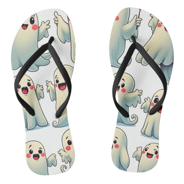Chanclas Spooky Cute Ghosts: Hauntingly Fun! (Plantilla)