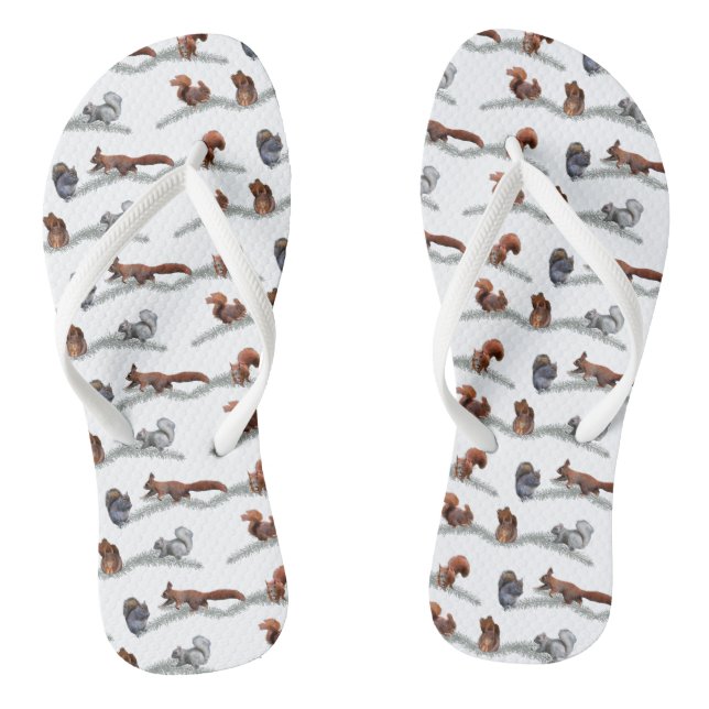 Chanclas Squirrel Frenzy (Elegir Color) (Plantilla)