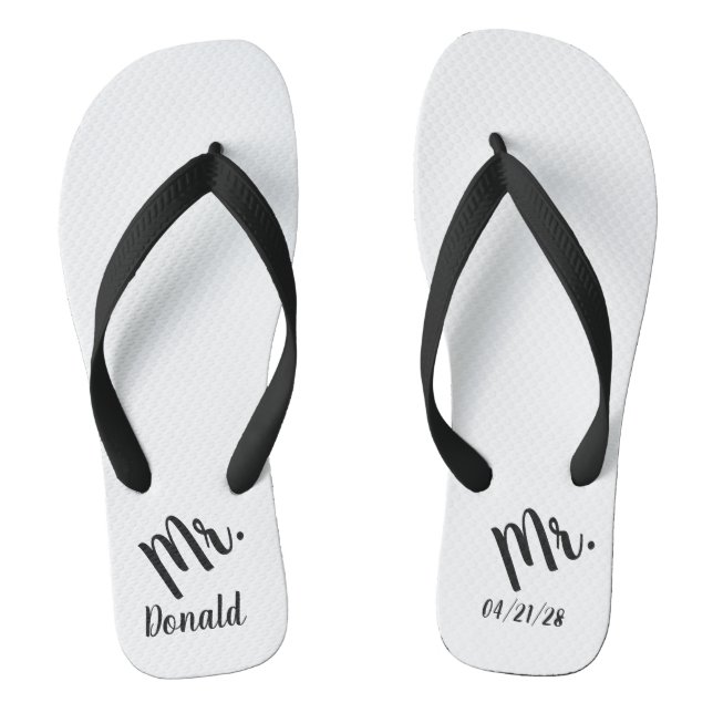 Chanclas Sr. Boda Honeymoon (Plantilla)