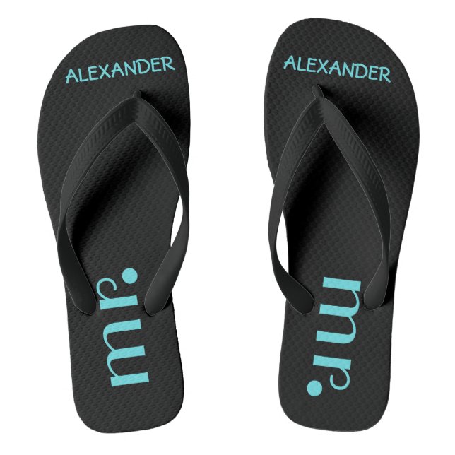 Chanclas Sr. Flip Flops | Boda de Grooms (Plantilla)
