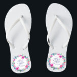 Chanclas Sr. y Sra. Floral Tropical Boda Flip Flops<br><div class="desc">Para una mayor personalización,  haga clic en el botón "Personalizar" y utilice nuestra herramienta de diseño para modificar esta plantilla. Si las opciones están disponibles,  puede cambiar el texto y la imagen simplemente haciendo clic en "Editar/Eliminar texto o imagen aquí" y añadir la suya propia. Diseñado por Freepik.</div>