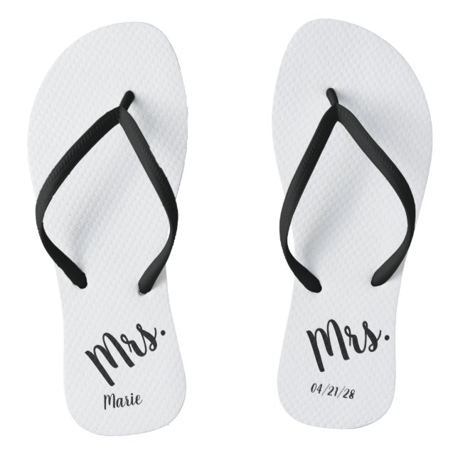 Chanclas Sra. Boda Honeymoon (Plantilla)