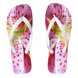 Chanclas Stargazer Lily Bright Magenta Floral