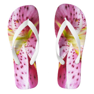 Chanclas Stargazer Lily Bright Magenta Floral