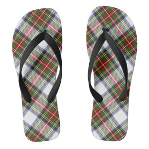 Chanclas Stewart Royal Vress Plaid Scottish Pattern