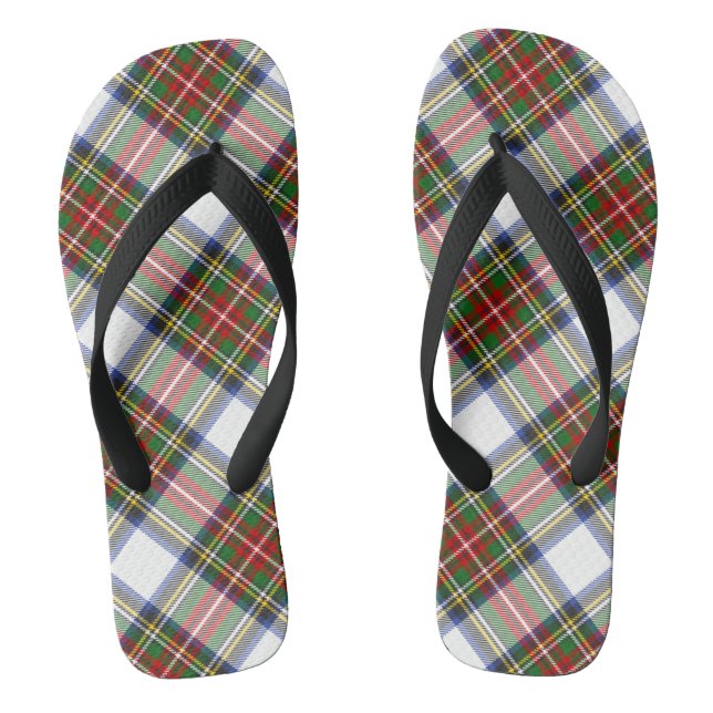 Chanclas Stewart Royal Vress Plaid Scottish Pattern (Plantilla)
