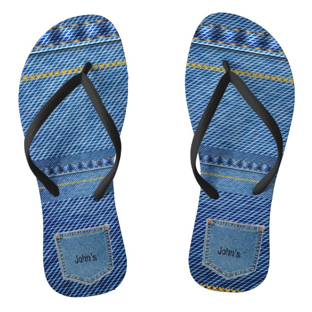 Chanclas Su - Jean Look Flip Flops (Plantilla)