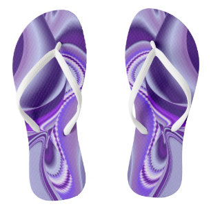 Chanclas Sueños del arcoiris de flores moradas