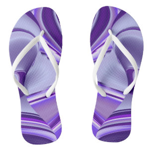 Chanclas Sueños del arcoiris de flores moradas