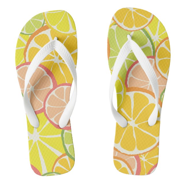 Chanclas Summer Citrus Slice (Plantilla)