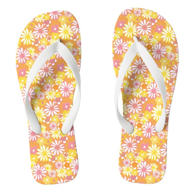 Chanclas Summer Daisies Flip Flops (Plantilla)