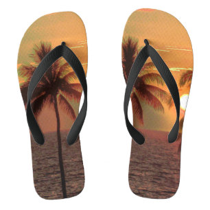 Chanclas Sunset de PixDezines en la playa de Mauna Kea
