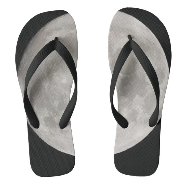 Chanclas Superluna en cielo negro (Plantilla)