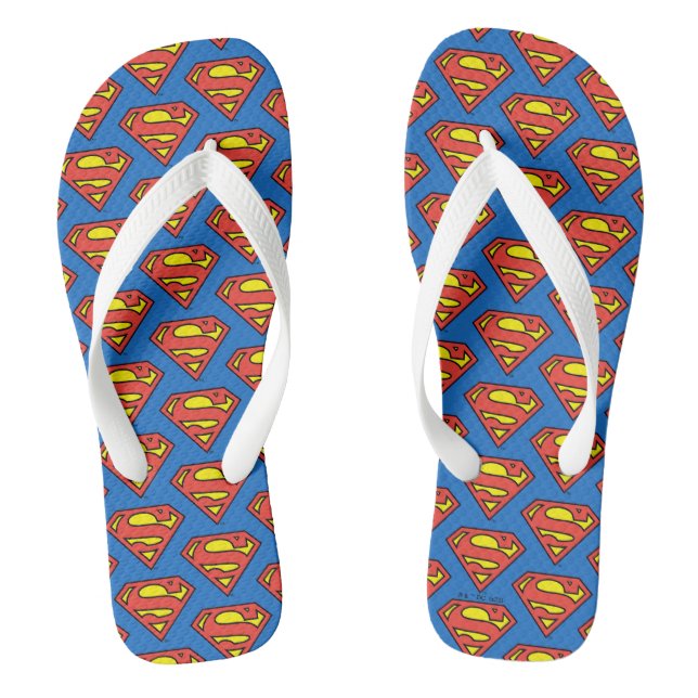 Chanclas Superman S-Shield | Logotipo clásico (Plantilla)