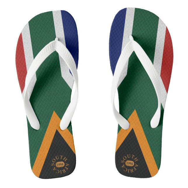 Chanclas SURÁFRICA COLOREA = bandera nacional (Plantilla)