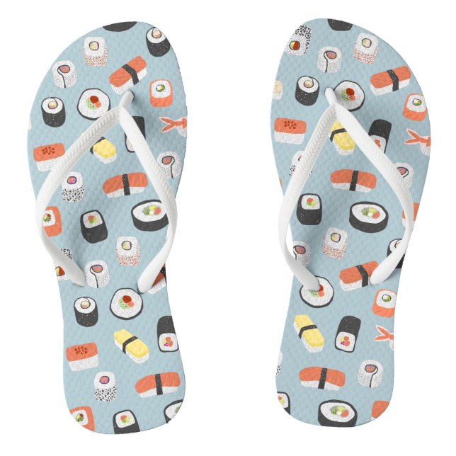 Chanclas Sushi Nigiri Maki Roll (Plantilla)