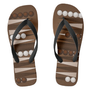 Chanclas Tablero del juego del backgammon