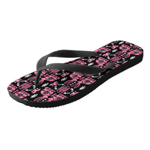 Chanclas Tabloto de arte folclórico nórdico nórdico