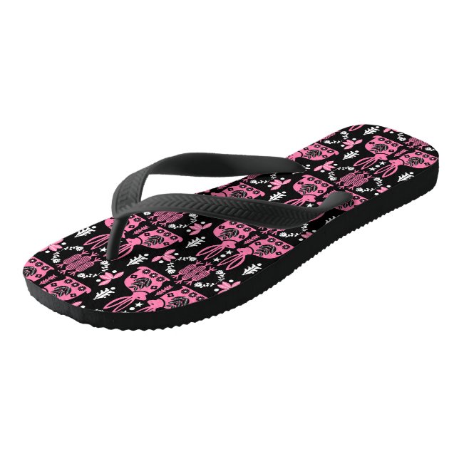 Chanclas Tabloto de arte folclórico nórdico nórdico (Angular)
