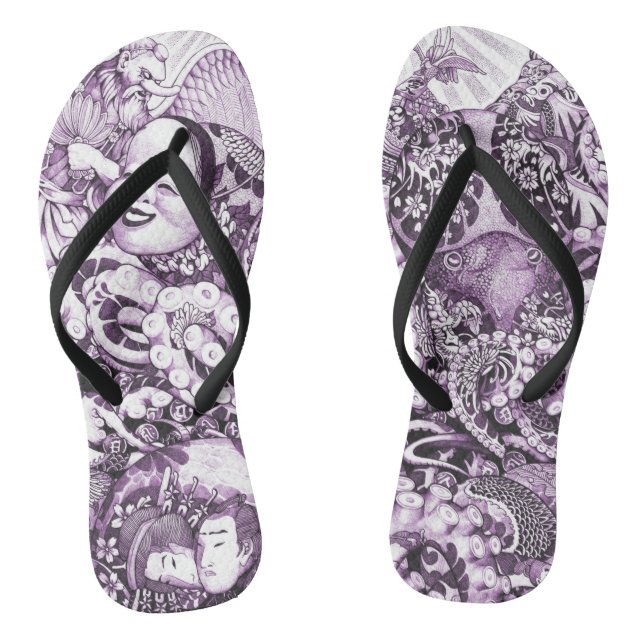 Chanclas Tako emaki300purple @miyairi (Plantilla)