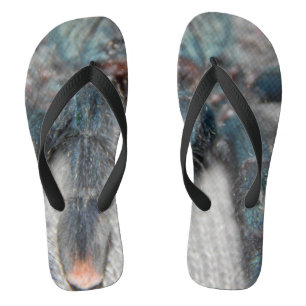 Chanclas tarántula azul