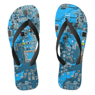 Chanclas Tarjeta de circuito azul PCB del conjunto del circ