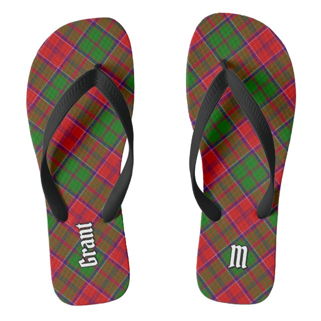 Chanclas Tartan del clan Grant (Plantilla)