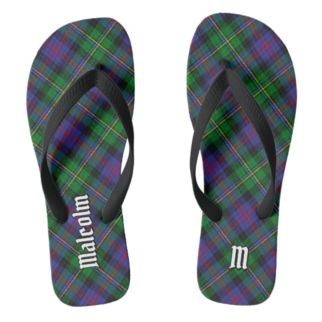 Chanclas Tartan del Clan Malcolm (Plantilla)