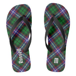 Chanclas Tartan del Clan Russell