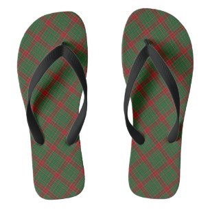 Chanclas Tartan Vintage Fraser de Castle Leathers