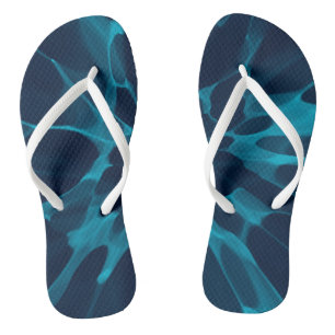 Chanclas Tejido azul