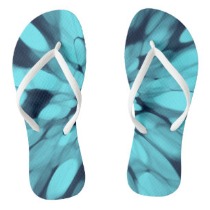 Chanclas Tejido azul