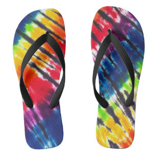 Chanclas Tejido de arcoiris