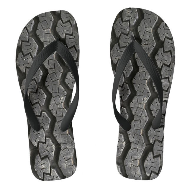 Chanclas Tejidos de neumático Flip Flops divertidos (Plantilla)