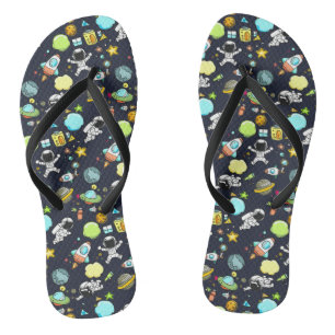 Chanclas Tema del espacio ultraterrestre de Guay - Astronau