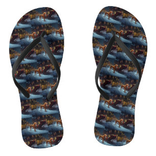 Chanclas Temporada festiva de Navidad de Vizsla