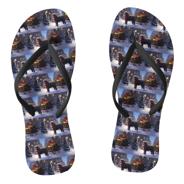 Chanclas Temporada Navideña del Caniche (Plantilla)