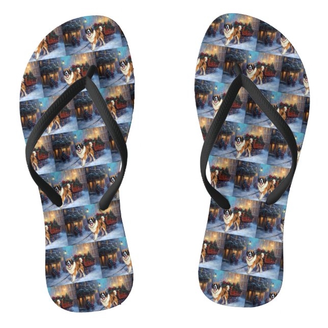 Chanclas Temporada Navideña del San Bernardo (Plantilla)