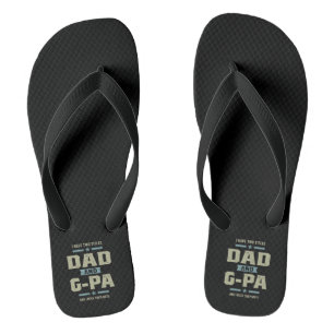 Chanclas Tengo Dos Títulos Papá y Abuelo