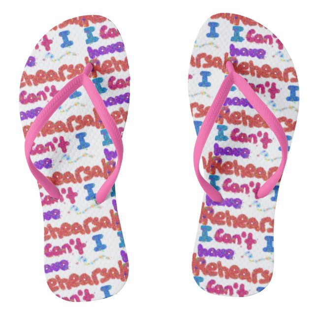 Chanclas Tengo Flip Flops de ensayo (Plantilla)