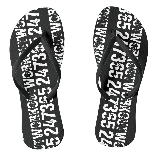 Chanclas Texto desgastado y rayado Entrenamiento 247365 bla (Plantilla)