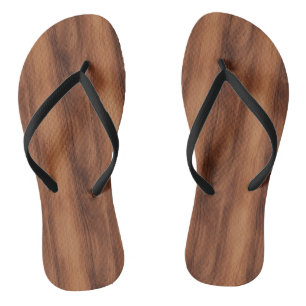 Chanclas Textura de madera marrón, patrón de grano de mader