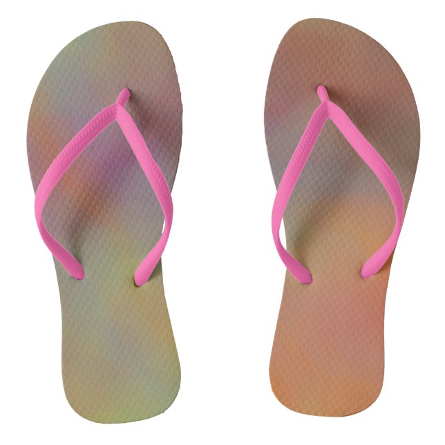 Chanclas Textura de mármol rosa y Naranja (Plantilla)