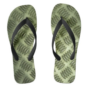 Chanclas Textura de suelo de acero inoxidable Metalizado a