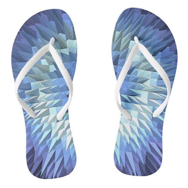 Chanclas textura geométrica abstracta del poligonal (Plantilla)