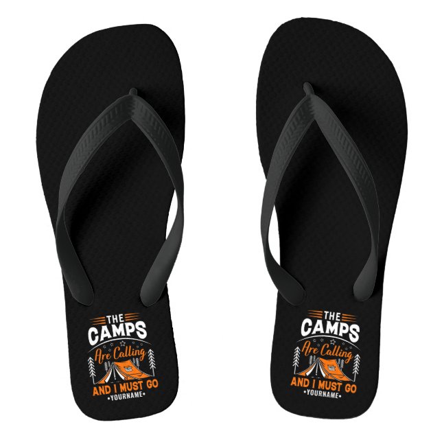 Chanclas The Camps Are Calling And I Must Go (Plantilla)
