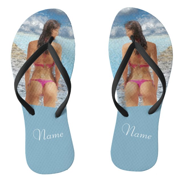 Chanclas Thunder_Cove, Chica de bikini (Plantilla)