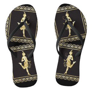 Chanclas Thunder_Cove, Chica de Flapper de 1920