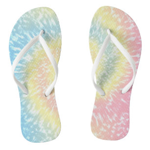 Chanclas Tie Dye Colorful Batik Hippy Style